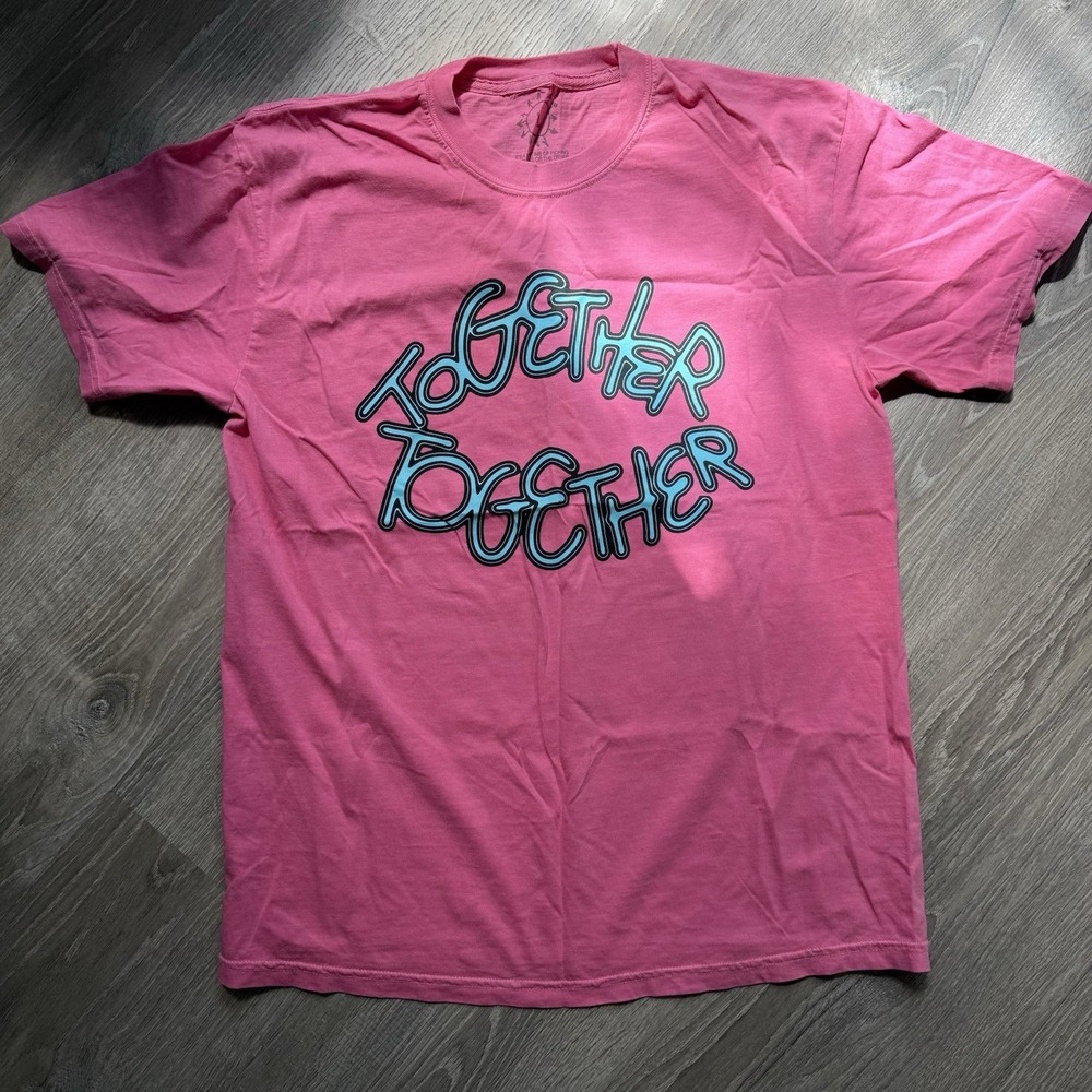 Harry Styles MSG NYC Pop Up Merch Exclusive Together Together Pink T Shirt L